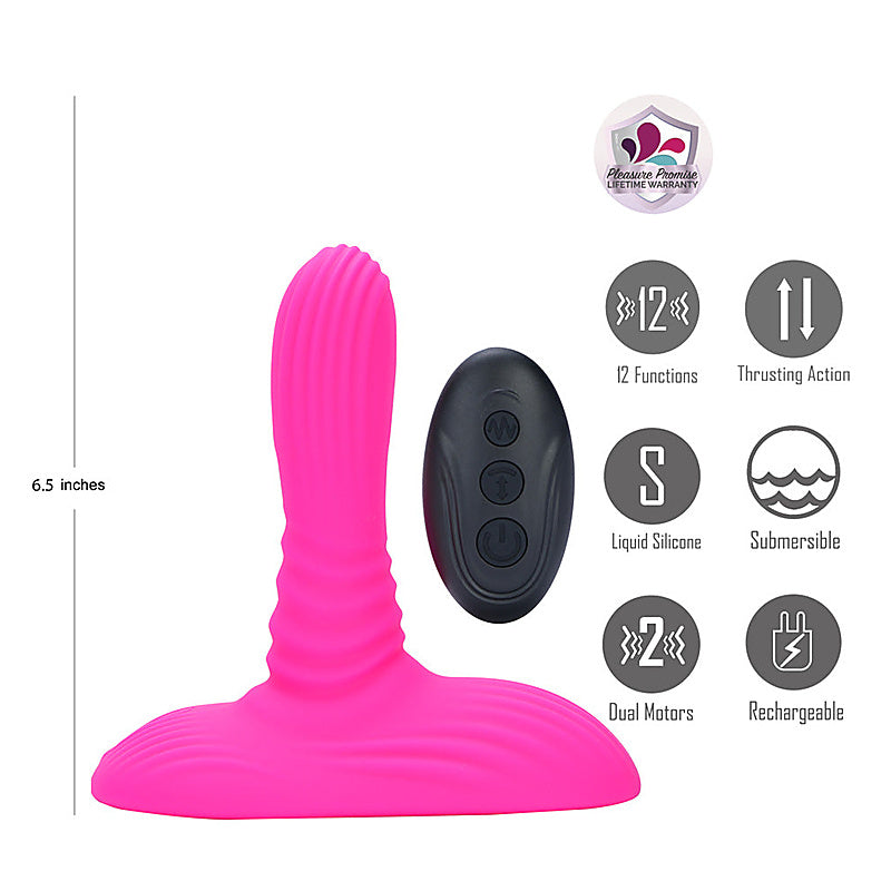 ADIRA USB Rechargeable Thrusting Vibrator by Maia Toys - G-Spot Vibrators