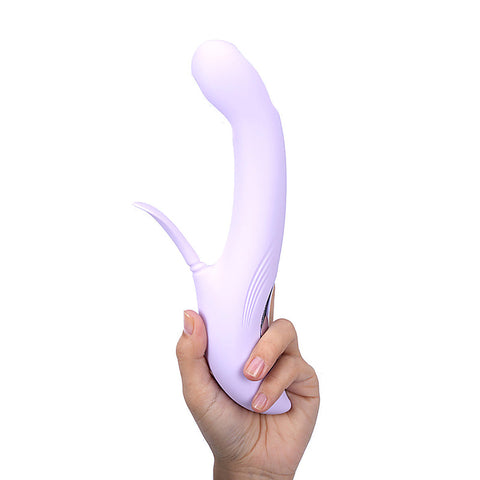 CHARLI USB Rechargeable Flapping & Tapping Rabbit Vibe - Rabbit Vibrators