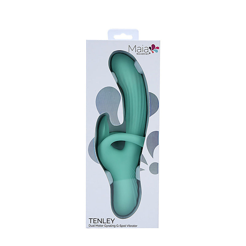 TENLEY USB Rechargeable Gyrating Rabbit Vibrator - Rabbit Vibrators