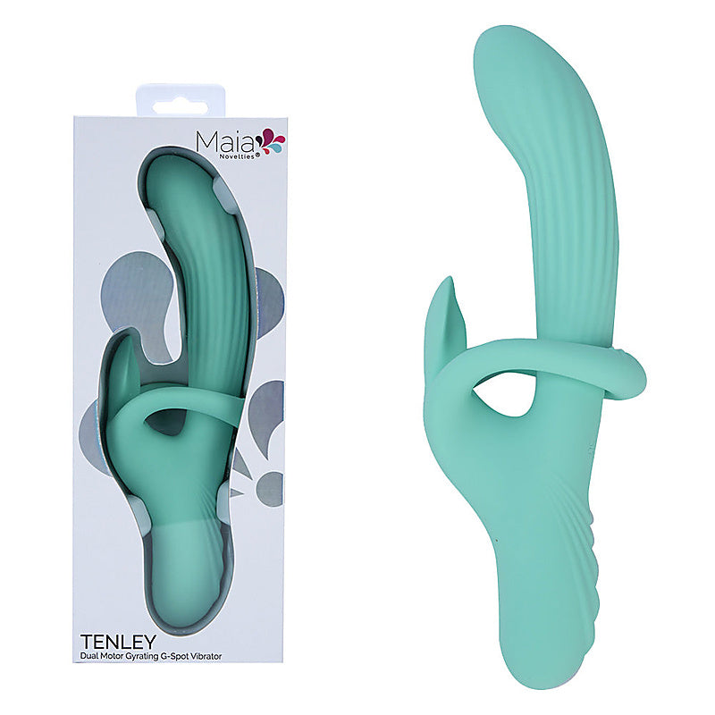 TENLEY USB Rechargeable Gyrating Rabbit Vibrator - Rabbit Vibrators