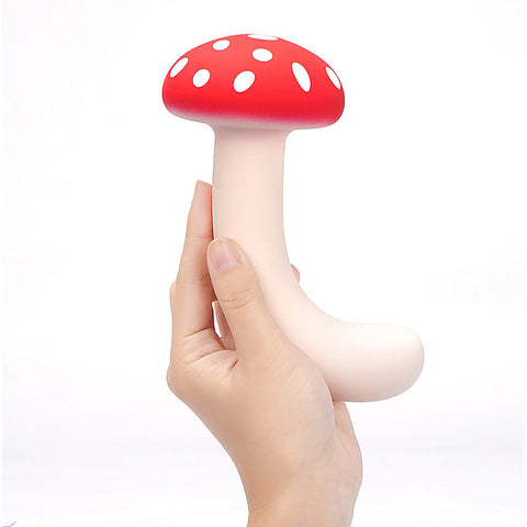 ALICE USB Rechargeable Dual Vibrating Mushroom Vibe - Personal Massagers