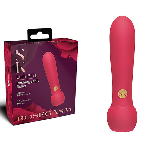 ROSEGASM Lush Bliss Rechargeable Bullet by Xgen Products - Bullet Vibrators
