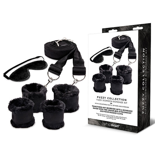 WhipSmart Fuzzy Bedroom Bondage Restraint Set - Bondage Kits