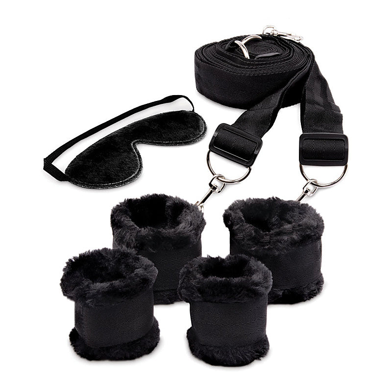 WhipSmart Fuzzy Bedroom Bondage Restraint Set - Bondage Kits