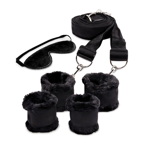 WhipSmart Fuzzy Bedroom Bondage Restraint Set - Bondage Kits