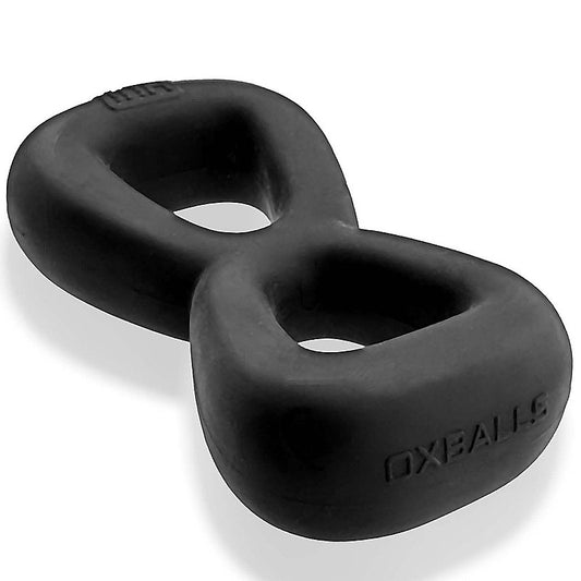 Boomerang Double Cockring Ball Stretcher by Hunkyjunk - Ball Stretchers and Crushers