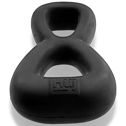 Boomerang Double Cockring Ball Stretcher by Hunkyjunk - Ball Stretchers and Crushers