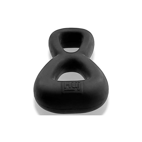 Boomerang Double Cockring Ball Stretcher by Hunkyjunk - Ball Stretchers and Crushers
