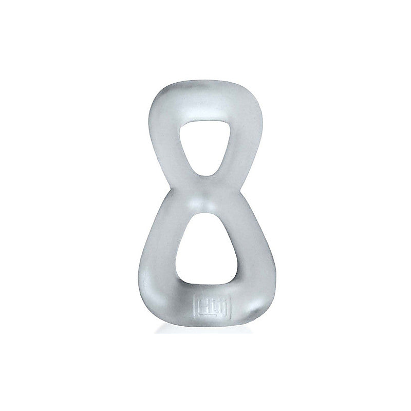 Boomerang Double Cockring Ball Stretcher by Hunkyjunk - Ball Stretchers and Crushers