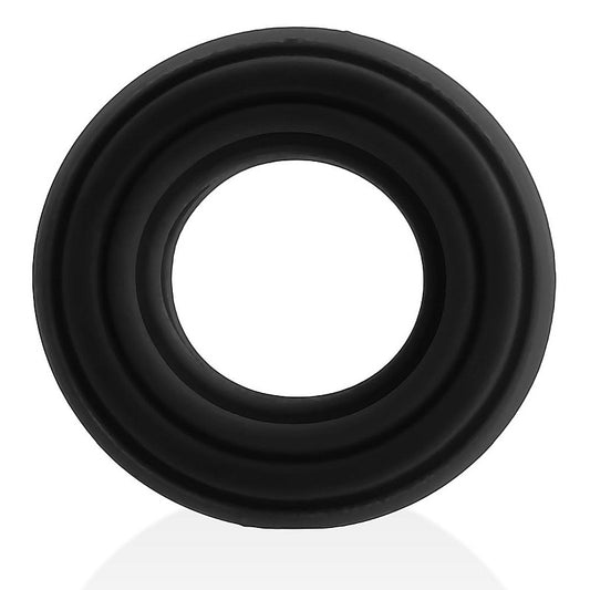 Roto Grooved Gripper Ribbed Cock Ring by Hunkyjunk - Stretchy Cock Rings