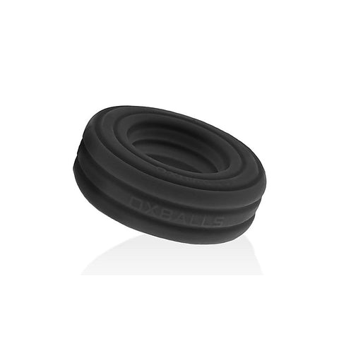 Roto Grooved Gripper Ribbed Cock Ring by Hunkyjunk - Stretchy Cock Rings