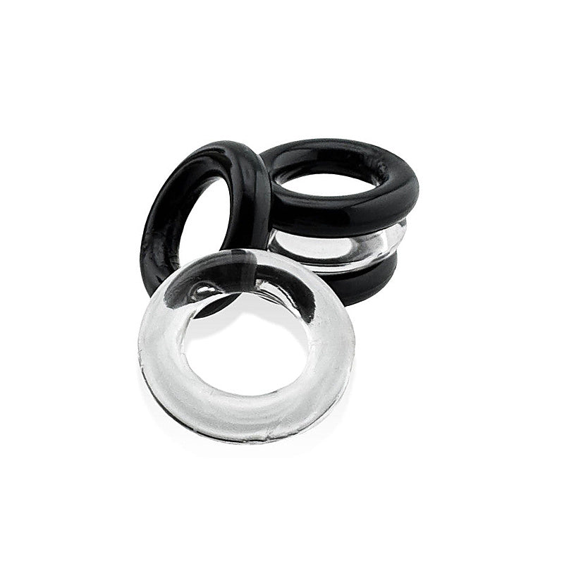 Jacker Stack 5 Piece Strong Cock Ring Set by Hunkyjunk - Cock Ring Sets