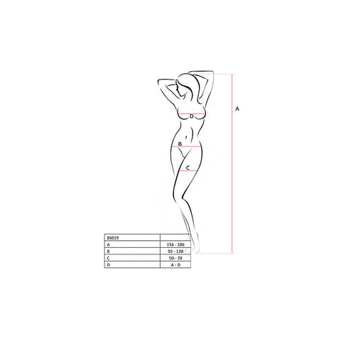 Sexy Womens Bodystocking BS019 OS by Passion Lingerie - Body Stockings