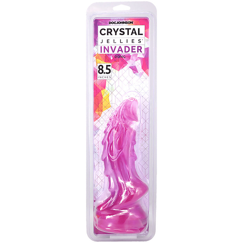 Crystal Jellies 8.5 Inches Invader Fantasy Dildo - Realistic Dildos