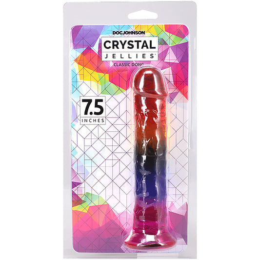 Doc Johnson Crystal Jellies Soft and Flexible Realistic Dong