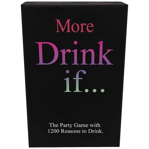 More Drink If Adult Card Game by Kheper Games - Sex Games, Coupons and Tricks