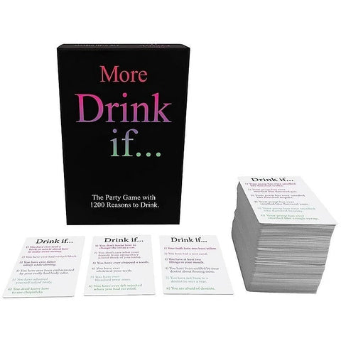 More Drink If Adult Card Game by Kheper Games - Sex Games, Coupons and Tricks