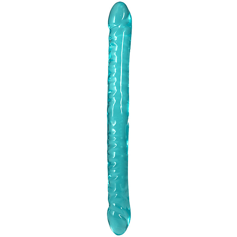 18 Inch Crystal Jellies Flexible Double Dong by Doc Johnson - Realistic Dildos