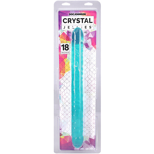 Doc Johnson's 18 Inch Crystal Jellies Flexible Double Dong