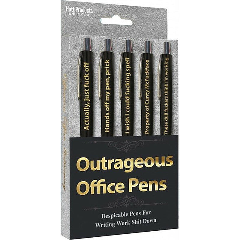 Outrageous Novelty Office Pens by Hott Products - Party Gifts and Novelties