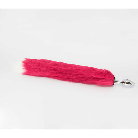 Fox Tail Aluminium Alloy Butt Plug Small by Love In Leather - Butt Plugs
