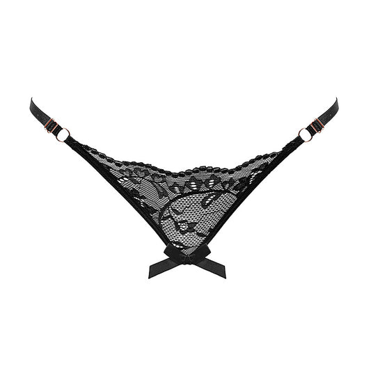 Womens Sexy Crotchless Panties One Size by Love In Leather - G-Strings, Panties and Shorts