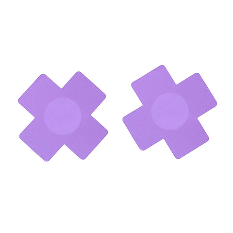 Cross Nipple Sexy Pasties by Love In Leather - Breast and Nipple Toys