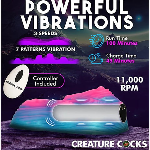 Creature Cocks Vulvaron Vibrating Silicone Grinder Pussy - Pussy And Clit Toys