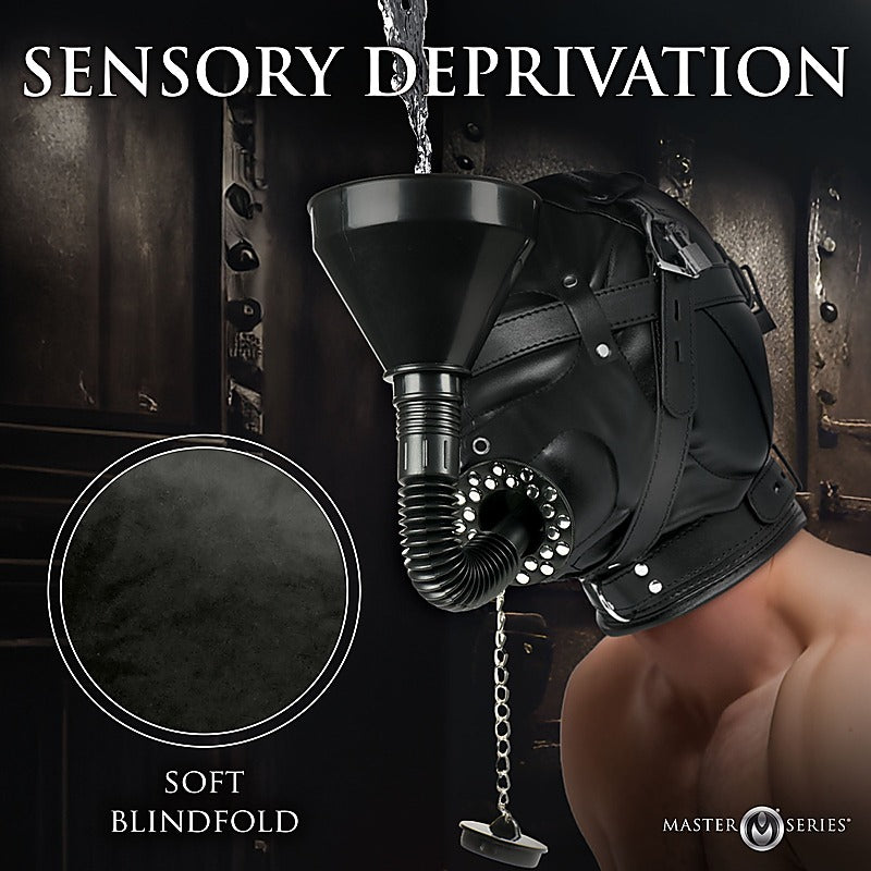 Master Series Degraded Sensory Deprivation Hood - Bondage Hoods