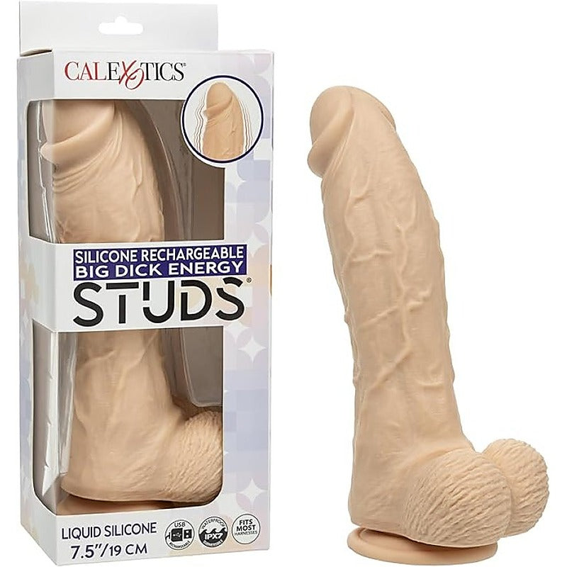 Big Dick Energy Rechargeable Vibrating Dildo - Vibrating Dildos