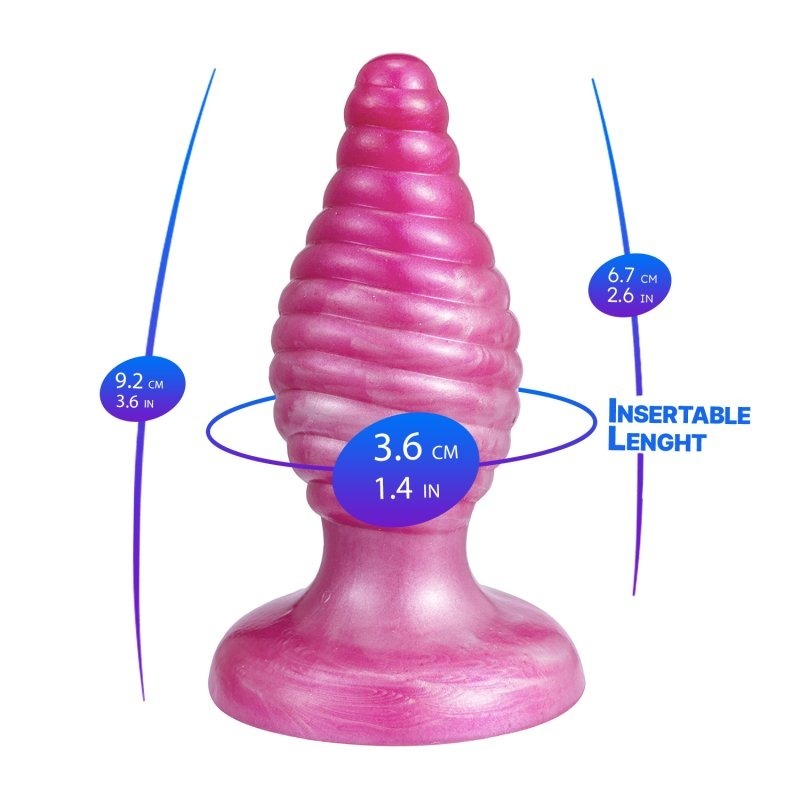 Slixed Cherry Fantasy Liquid Silicone Butt Plug - Butt Plugs