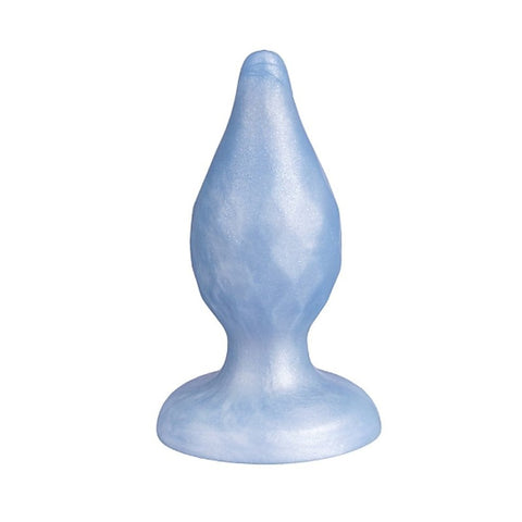 Slixed Diamond Fantasy Liquid Silicone Anal Plug - Butt Plugs
