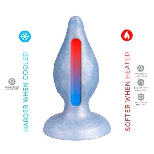 Slixed Diamond Fantasy Liquid Silicone Anal Plug