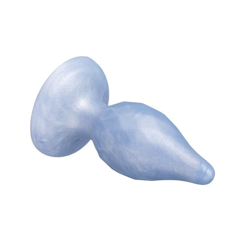 Slixed Diamond Fantasy Liquid Silicone Anal Plug - Butt Plugs