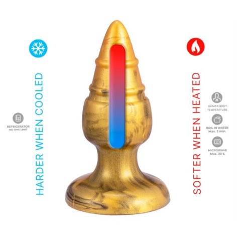 Slixed Goldy Fantasy Liquid Silicone Anal Plug - Butt Plugs
