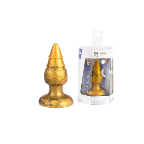 Slixed Goldy Fantasy Liquid Silicone Anal Plug - Butt Plugs