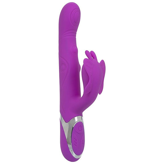 Enchanted Throbbing Butterfly Rabbit Vibrator by CalExotics
