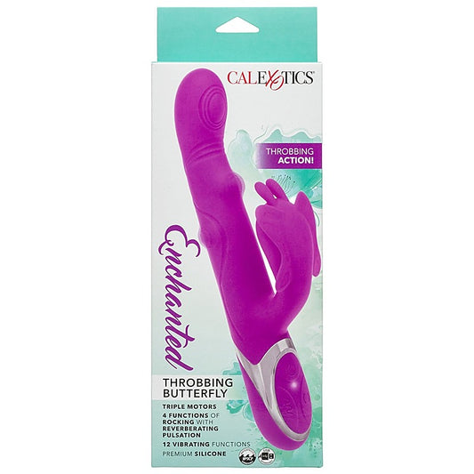 Enchanted Throbbing Butterfly Rabbit Vibrator by CalExotics