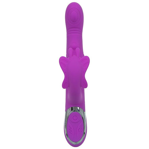 Enchanted Throbbing Butterfly Rabbit Vibrator by CalExotics