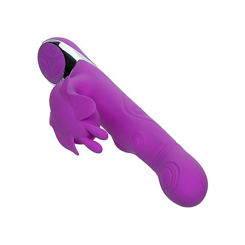 Enchanted Throbbing Butterfly Rabbit Vibrator by CalExotics