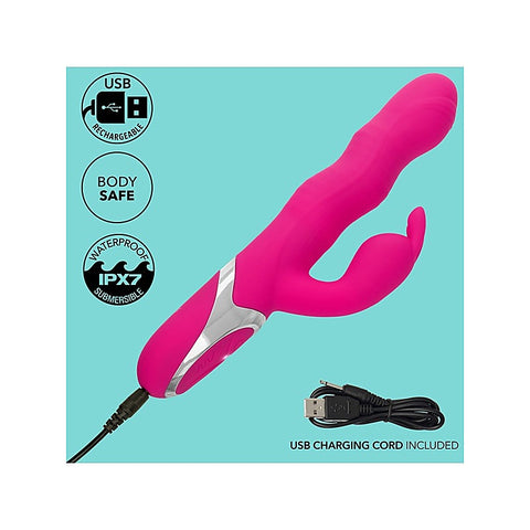 Enchanted Wave Action Bunny Rabbit Vibrator by CalExotics