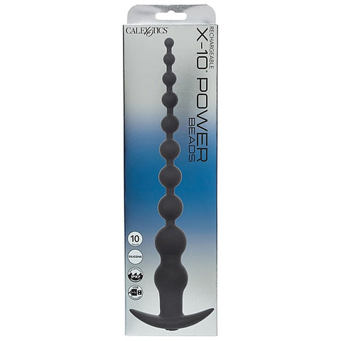Rechargeable X-10 Power Anal Beads by California Exotics