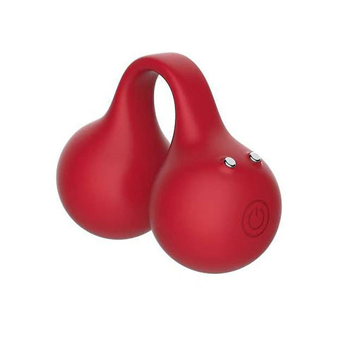 Snail TWINN Finger Vibrator Cherry NO APP by Svibe