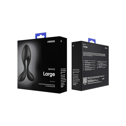 Bendz Bendable Vibrating Butt Plug Black by Nexus Sex Toys