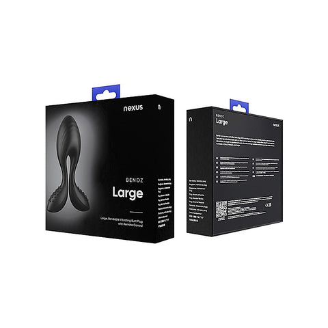 Bendz Bendable Vibrating Butt Plug Black by Nexus Sex Toys