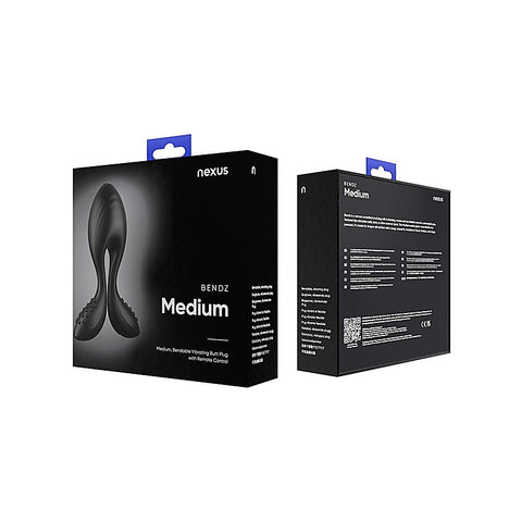 Bendz Bendable Vibrating Butt Plug Black by Nexus Sex Toys