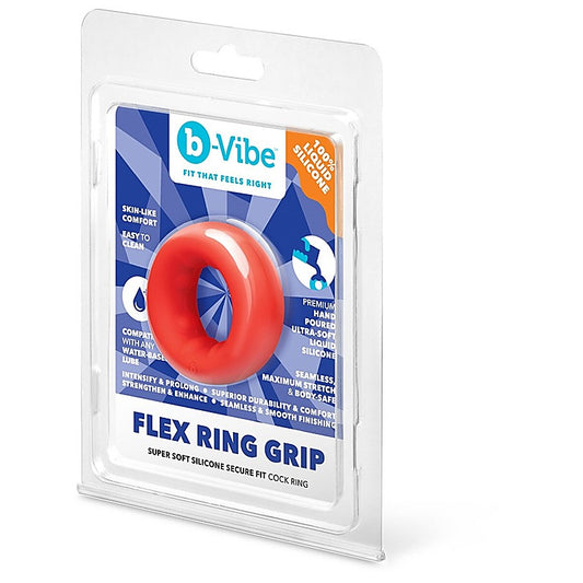Flex Ring Grip Ultra Soft Silicone Cock Ring by B-Vibe