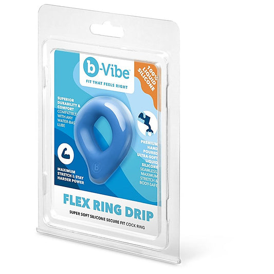 Flex Ring Drip Stretchy Silicone Cock Ring by B-Vibe