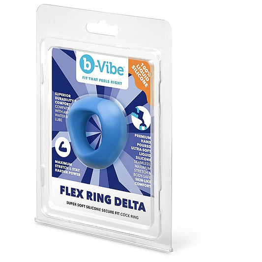 Flex Ring Delta Male Silicone Cock Ring by B-Vibe