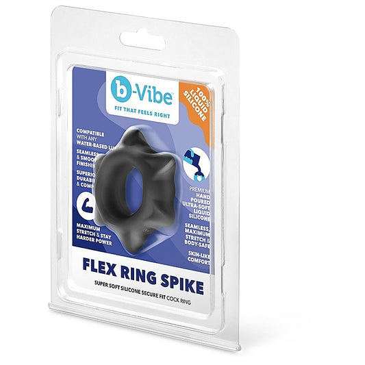 Flex Ring Spike Stretchy Silicone Cock Ring by B-Vibe